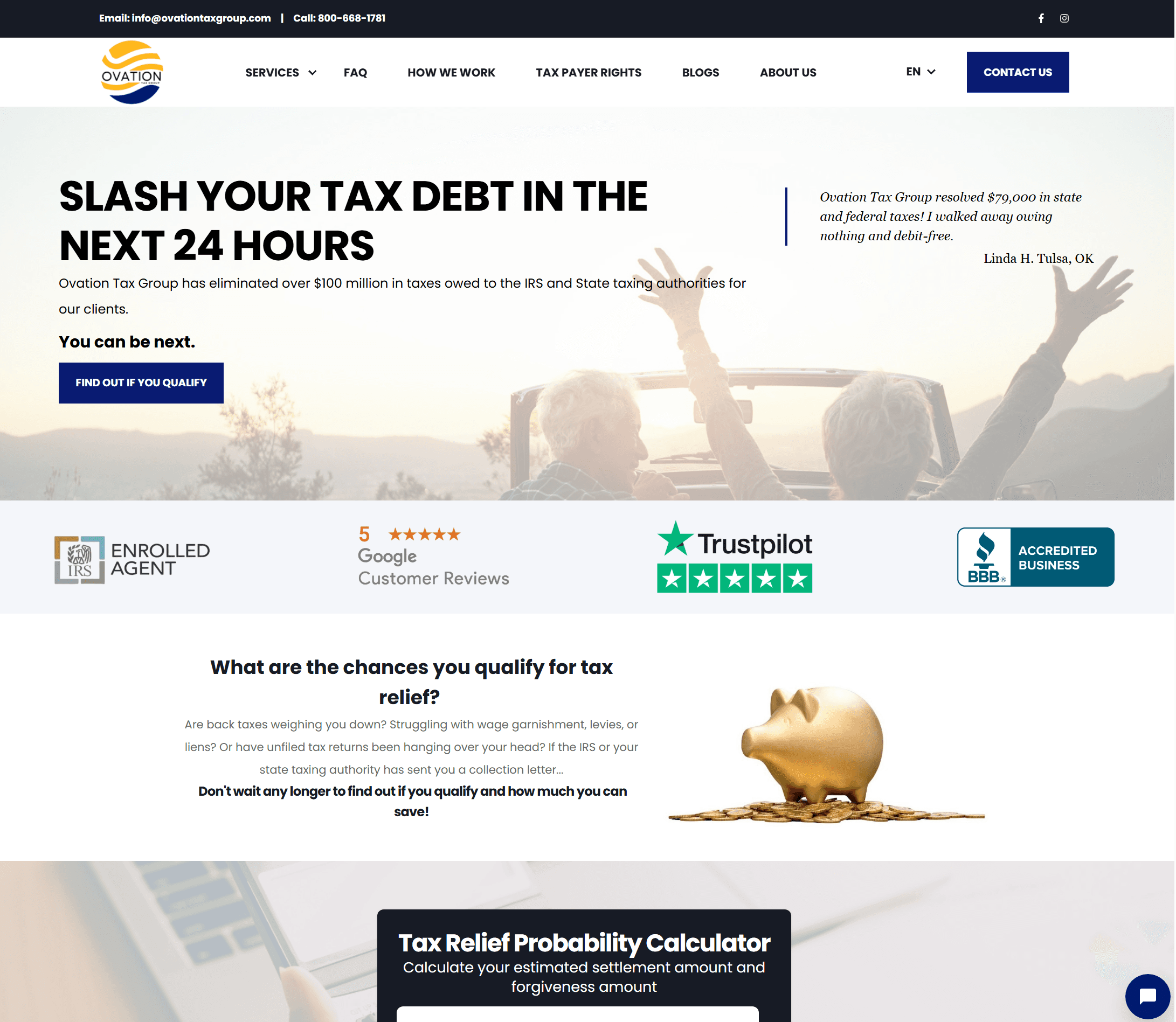 Tax debt shop website