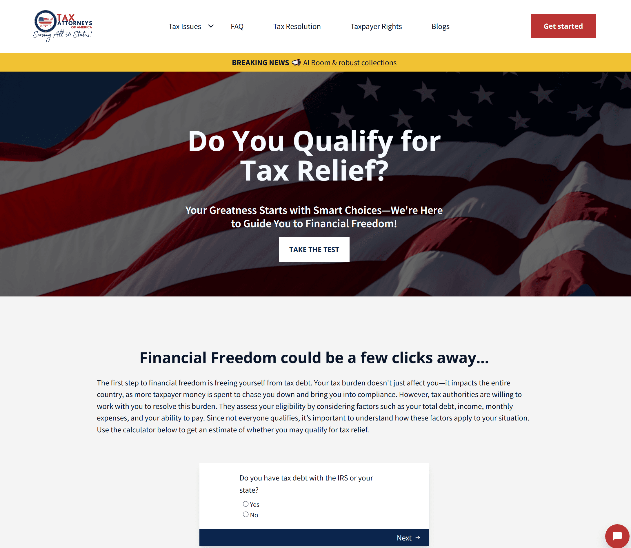 Tax Attorneys of America Website